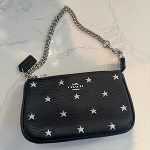 Coach Black and Silver Star-Studded Women's Bag